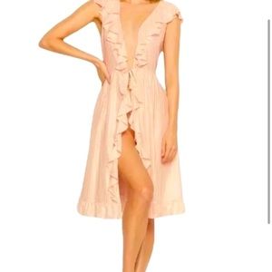 Victoria’s Secret dream angles, ruffled KIMONO NWOT Large